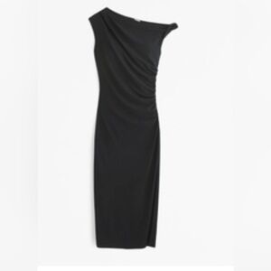A&F Black One-Shoulder Dress